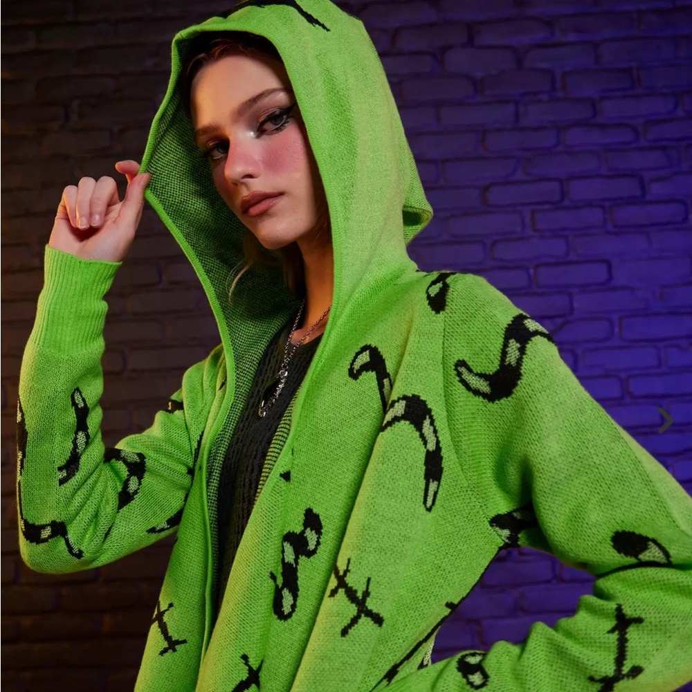 NWT Her Universe Nightmare Before Christmas Oogie Boogie Cardigan